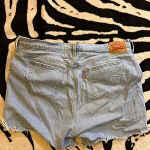 Levi's Classic Light Blue Jean Shorts